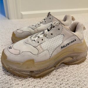 Balenciaga Triple S Clear Sole Sneakers